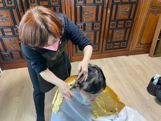 장애인 가정집 봉사왔습니다.~~^^*